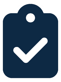 Clipboard with a checkmark